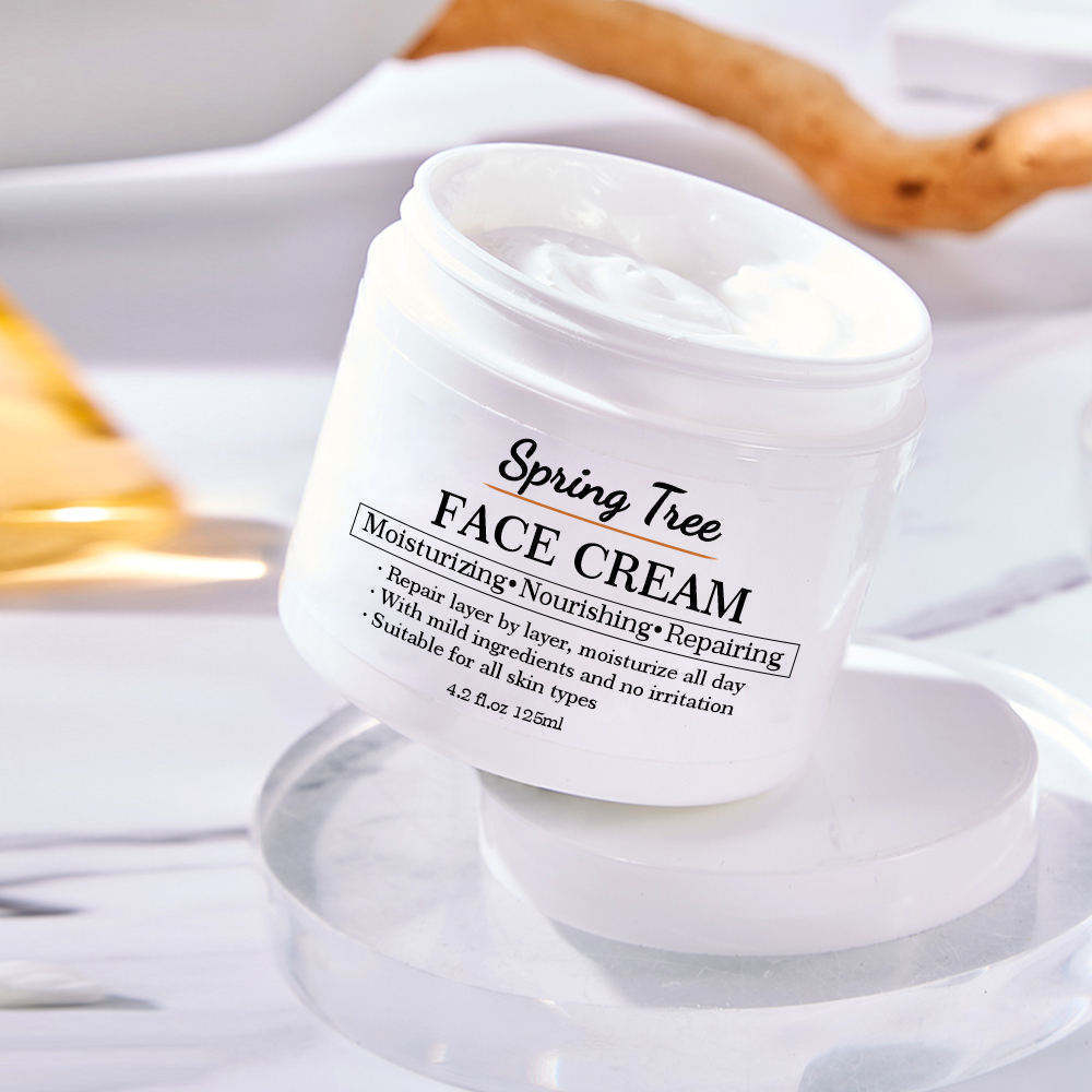 Private label skin care cosmetics facial cream lotion organic day and night beauty whitening face body cream