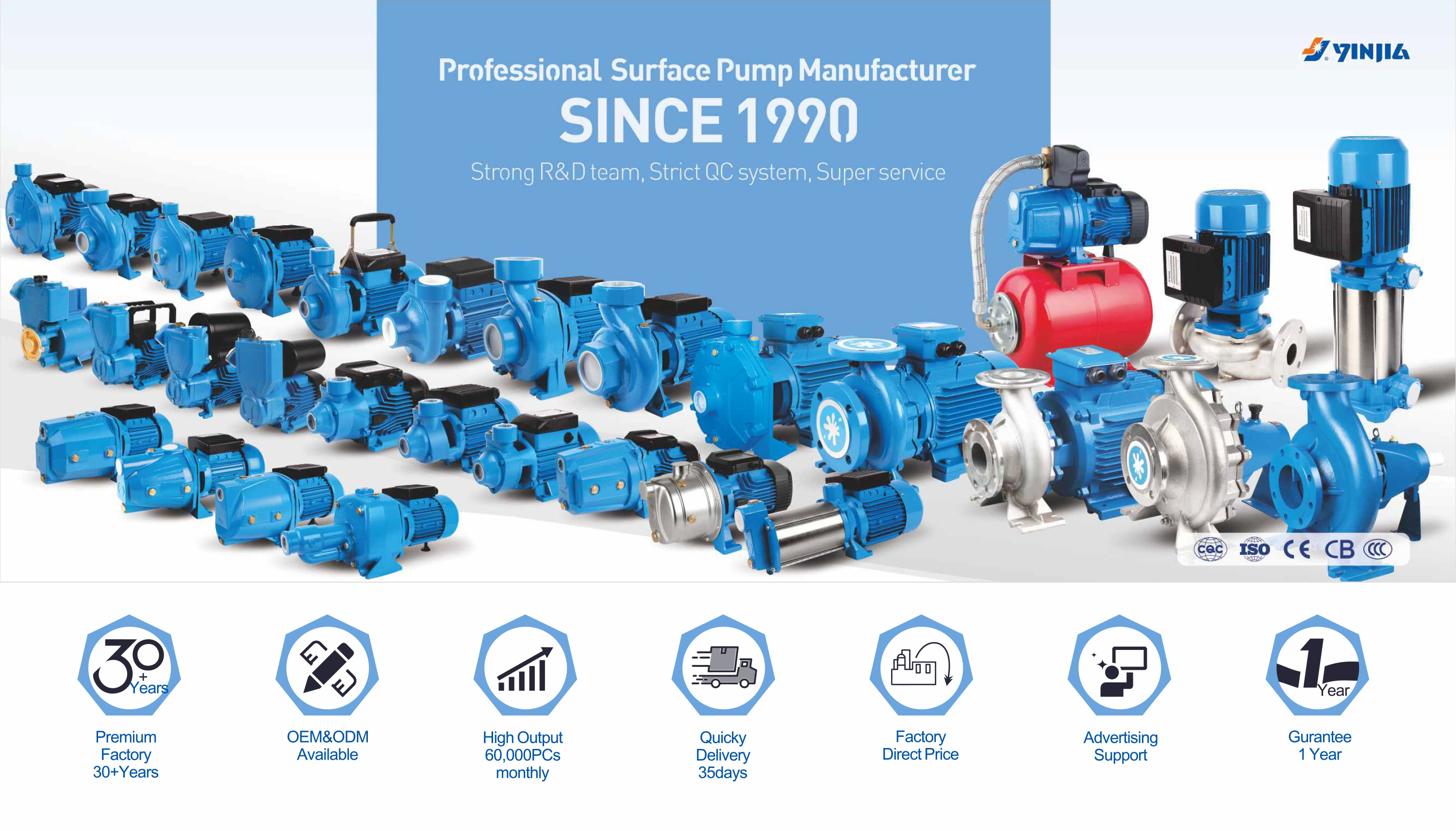 Automatic JET Water Pumps With Pressure Tank For Booster system