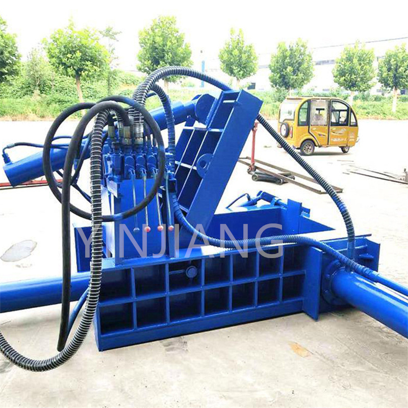 Horizontal Scrap Metal Compactor, Fully Automatic Hydraulic Press, Briquette Machine