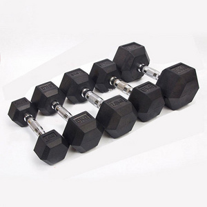 wholesale Weights lifting fitness equipment cheap gym dumbbell set hex dumbbells