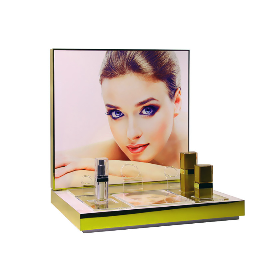 Custom Design Beauty Makeup Display Stand Perfume Displays Countertop Acrylic Cosmetic countertop display