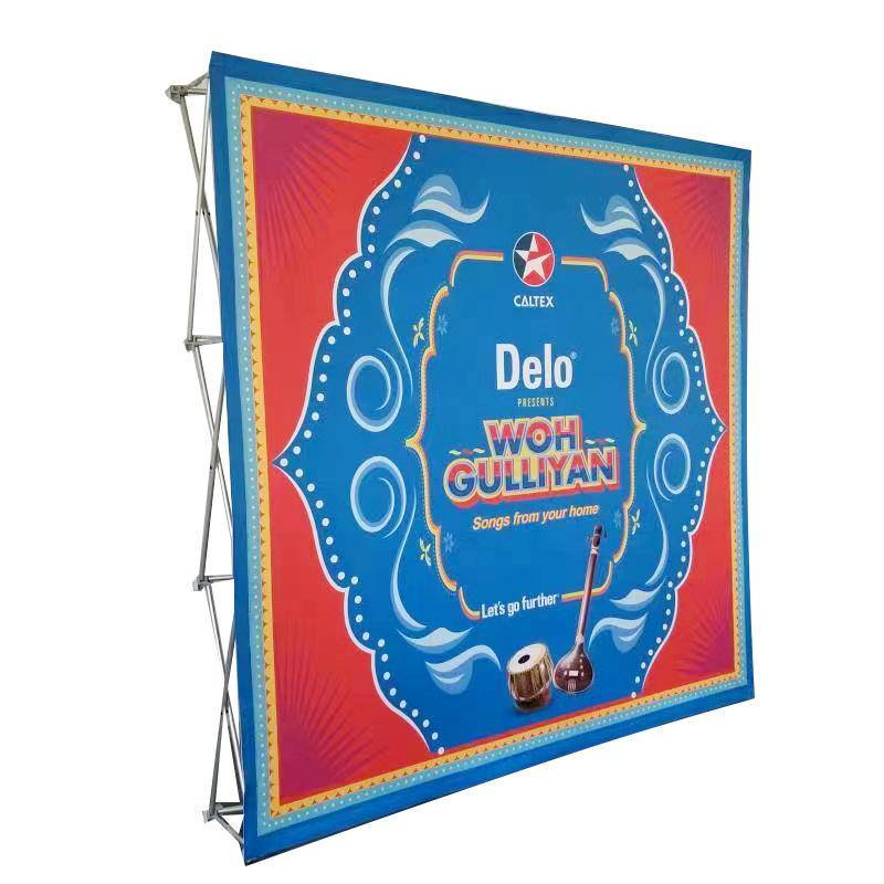 Free combination 3x3 3x6 tension fabric Trade Show Booth backdrop display stand banner