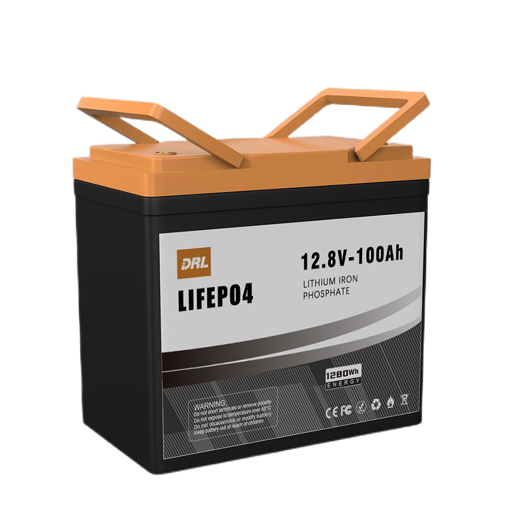 Lifepo4 Lithium Iron Phosphate Battery 12V 100Ah With Bms For Rv Golf Carts Boat 12Volts Lithium Battery