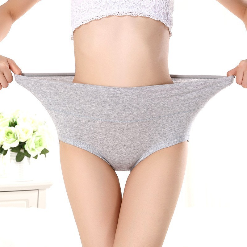 L XL XXL 3XL 4XL Wholesale Women's Underwear Big Fat Ladies High Waist Plus Size Cotton Buttock Lifting Briefs Panties