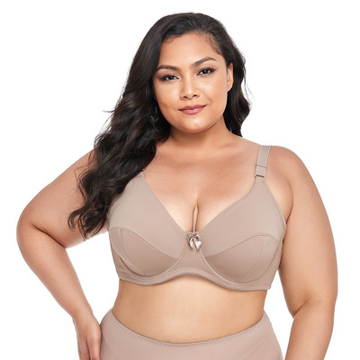 Wholesale 38 40 42 44 46 52 DD DDD Big Boobs Fat Ladies Underwire Push-up  Sexy Lingeries Plus Size Women's Clothing Bra for Wome