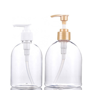 Empty gel bottle plastic  PET bottle 500Ml foaming wash soap hand sanitizer pump bottle with pump