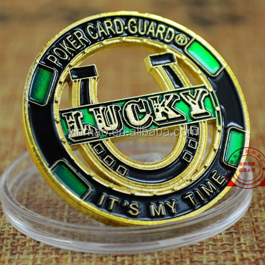 Poker Card Guard Coin, Lucky Coins