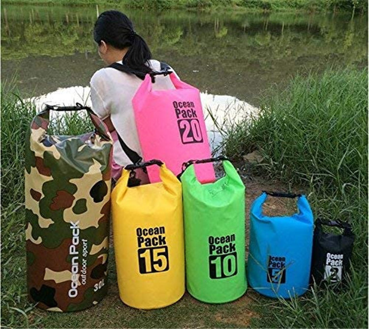 Floating Waterproof Dry Bag 10L Roll Top Dry Sack Keeps Gear Dry for Kayaking Rafting Boating Swimming Camping Hiking Fishing