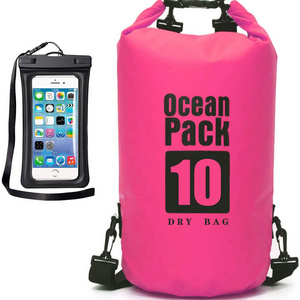 Floating Waterproof Dry Bag 10L Roll Top Dry Sack Keeps Gear Dry for Kayaking Rafting Boating Swimming Camping Hiking Fishing