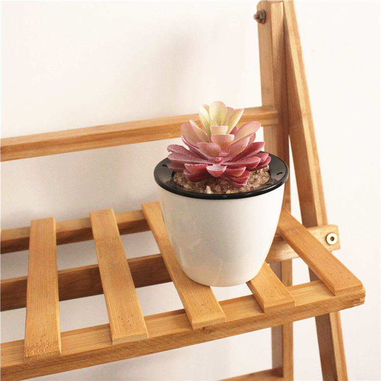 High quality Artificial mini Succulents potted with plastic pot for Outdoor Balcony decoration