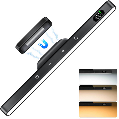 3W LED Rechargeable Touch Lights 2000mAh Battery Stick on Magnetic Mount for Cabinet Mirror bedside wall BestSuppliers