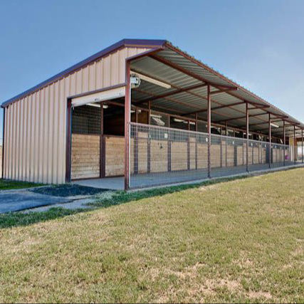 China Yinong Horse Shed Designs, Low-Cost Prefab Livestock Cattle Sheds, And Steel Structure Cattle Sheds For Farming.