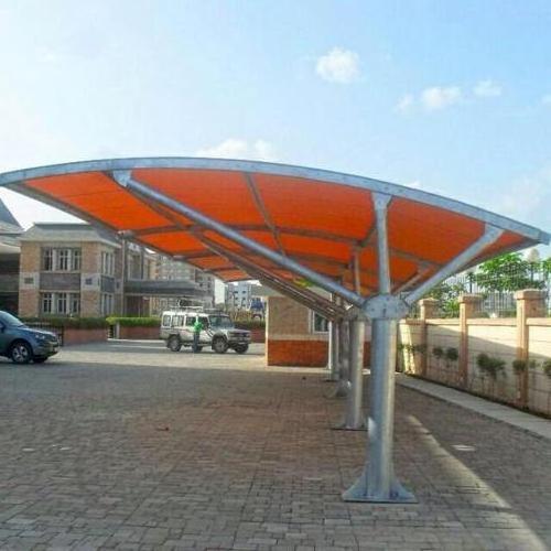 Yinong China Hot Sale Steel Structure Shed For Car Parking Canopy Car Shed Garage