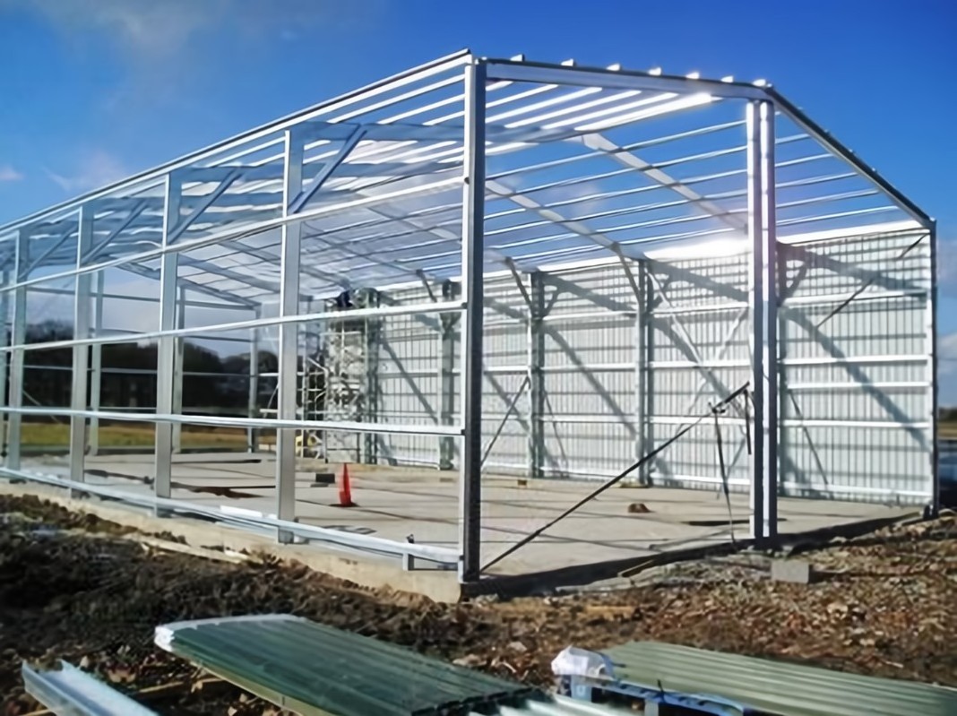 Yinong China Hot Sale Steel Structure Shed For Car Parking Canopy Car Shed Garage