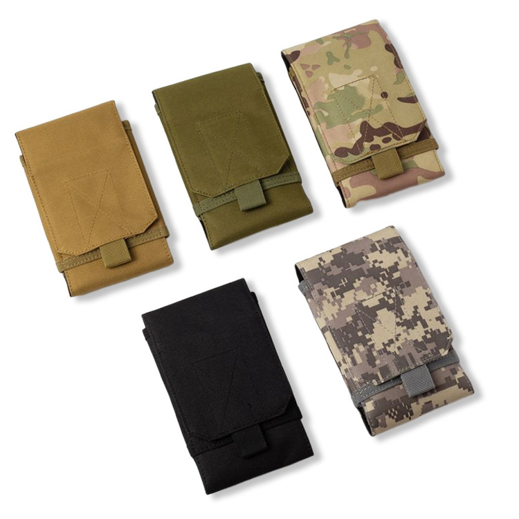 Universal Heavy Duty Camo Nylon Holster Tactical Molle Cell Phone Pouch Case