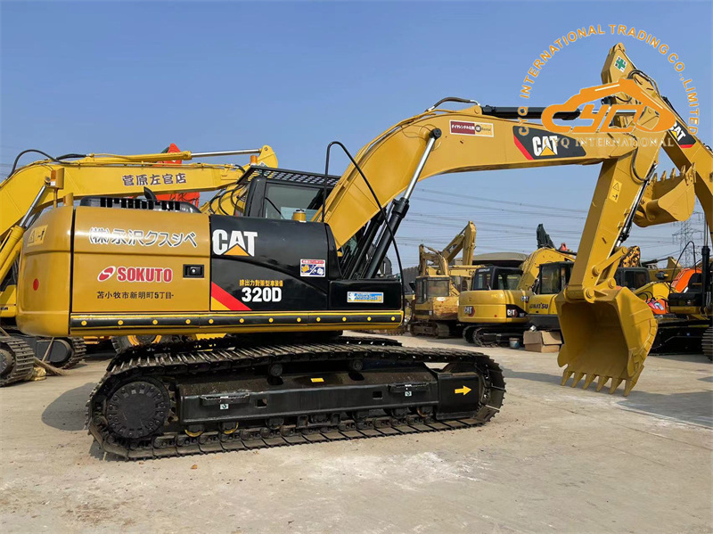 Excavadora CAT 320D usada barata con motor 3066, excavadora Cat 320d 320 315d de 20 toneladas en buenas condiciones a la venta