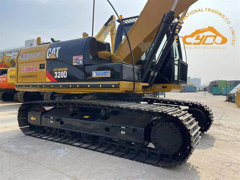 Excavadora CAT 320D usada barata con motor 3066, excavadora Cat 320d 320 315d de 20 toneladas en buenas condiciones a la venta