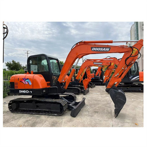 Used Doosan DH60-7 Excavator DX60 Hydraulic Mini Crawler Excavator High Quality Cheap Small Construction Machine Cheap for Sale