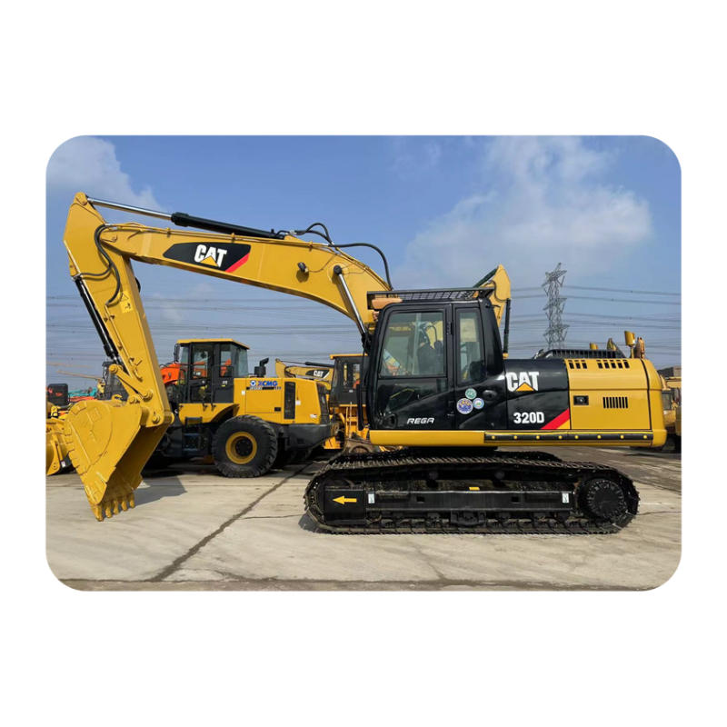 Excavadora CAT 320D usada barata con motor 3066, excavadora Cat 320d 320 315d de 20 toneladas en buenas condiciones a la venta