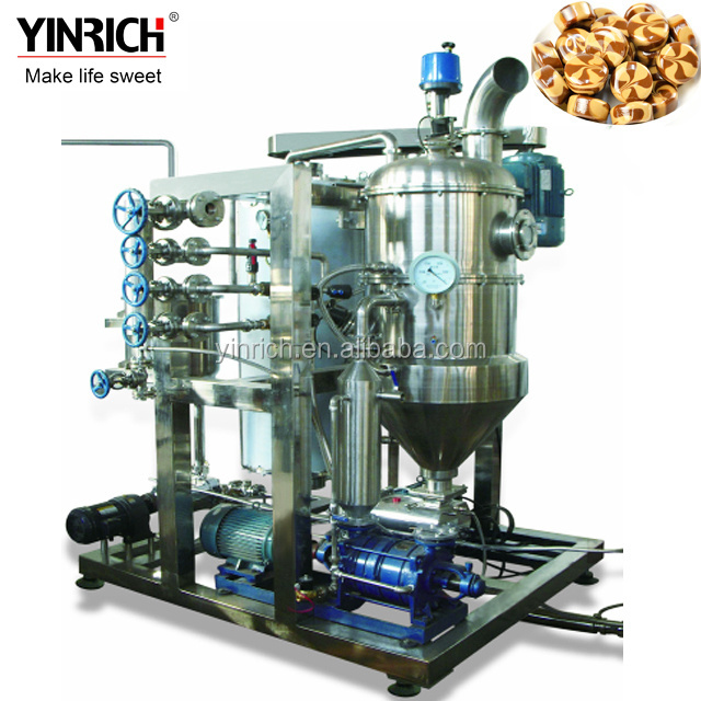 Complete fully automatic Flash Chamber Continuous Cooker for hard Candy