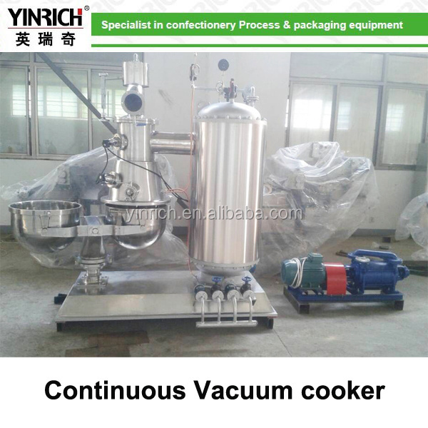 LX400 Continuous Vacuum cooker for hard boiled candy