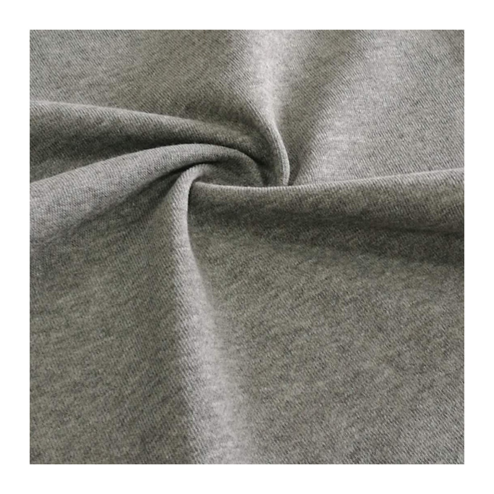 Stretch Terry Cloth 60 Cotton 40 Polyester Knitted Fleece Fabric