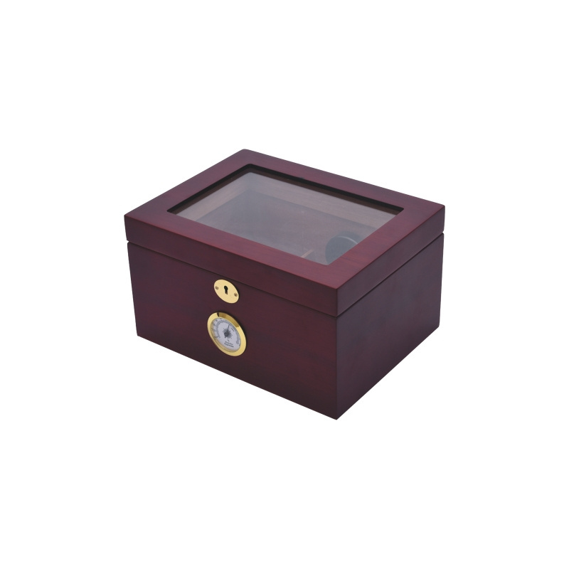 Modern handmade wooden cigar case humidor box