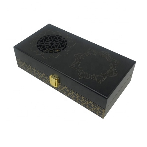 Promotion Luxury small suadi arabia mubkhar hot sale middle east arabic charcoal muslim style wooden bakhoor oud burner incense