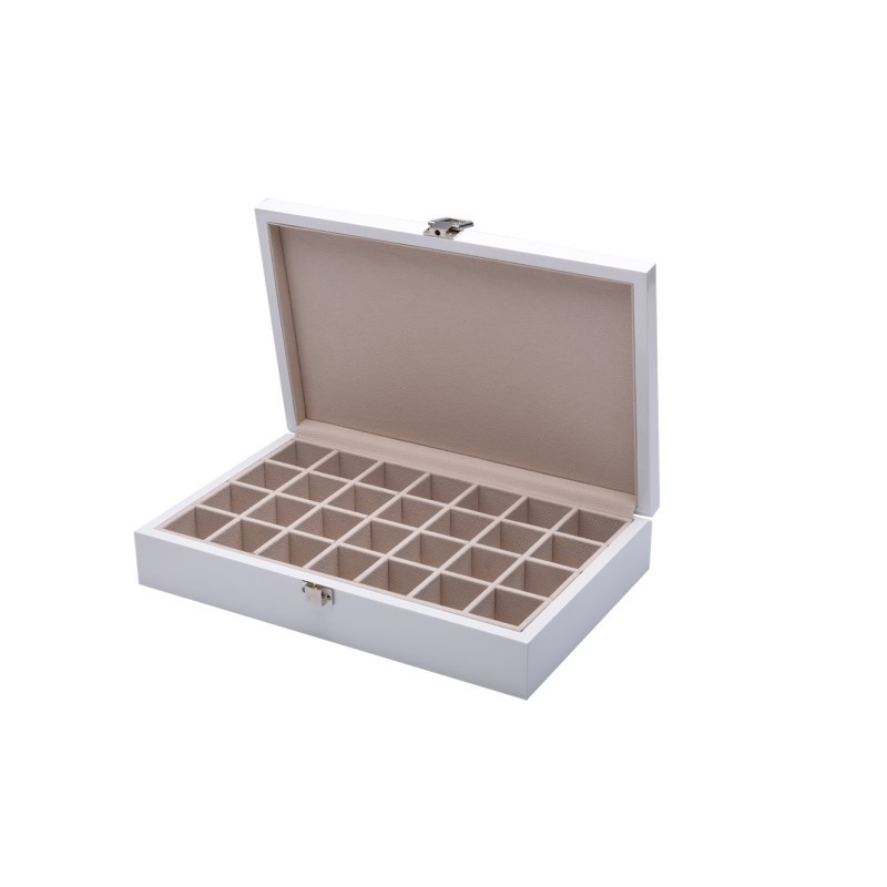 white big space matte lacquer customized logo and size wholesale wooden chocolate packaging gift box