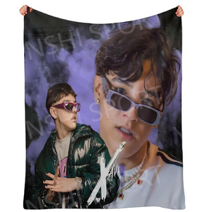 Xavi Fashional Design Regional Mexican Music Singer-songwriter Xavi Custom Travel Nap Flannel Throw Blanket Wholesales