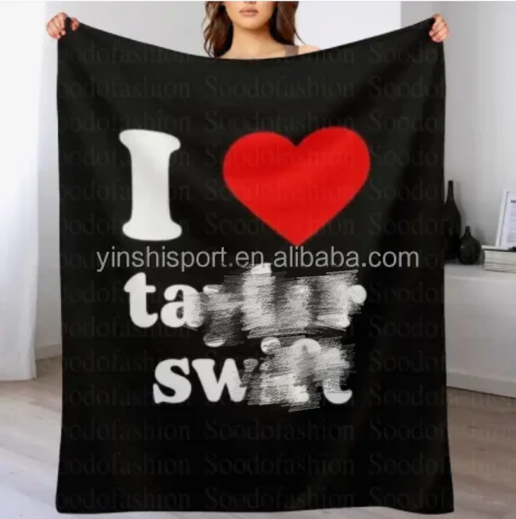 YINSHI New Arrival Custom I Love Ttaylor Valentine's Blanket Air Conditioning Sofa Sherpa Fleece Flannel Bed Festival Blankets