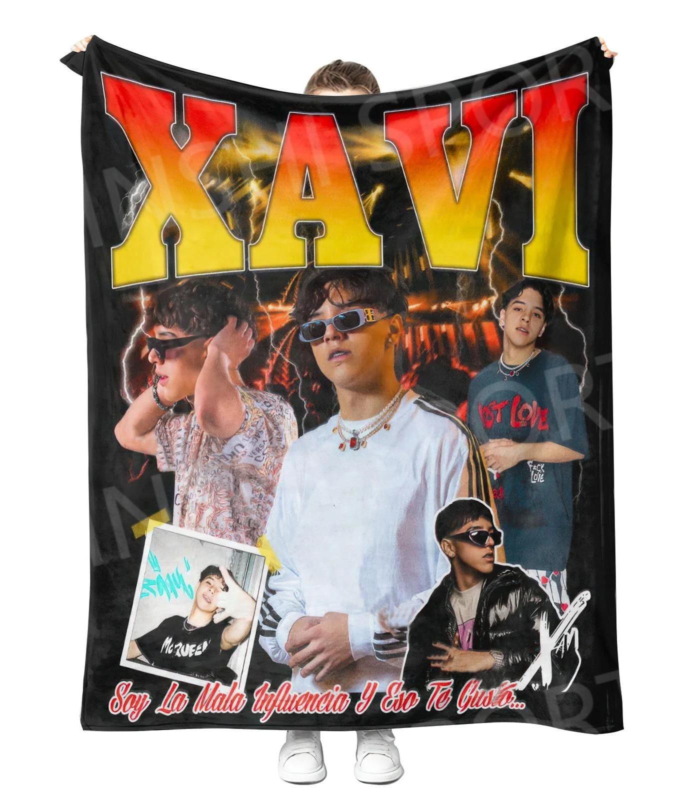 Xavi Fashional Design Regional Mexican Music Singer-songwriter Xavi Custom Travel Nap Flannel Throw Blanket Wholesales