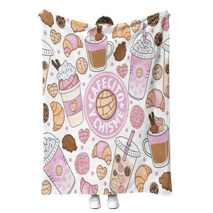 OEM/ODM New design USA hot selling custom Mexico Mama Chingona Sublimation Fleece Travel Throw polyester Blanket