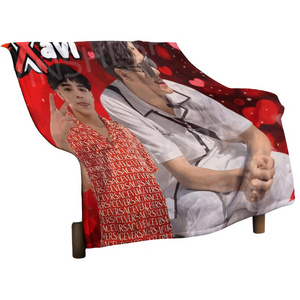 American Regional Mexican Music Singer-songwriter Xavi Custom Travel Nap Flannel Throw Blanket Wholesales