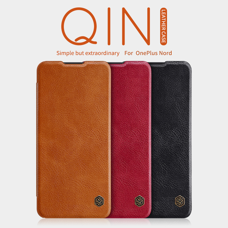 Nillkin Qin Leather Case For XIAOMI REDMI Note10 Pro 10 Pro Max Card Slot Flip Cover For Huawei Mate 40 P50 P40