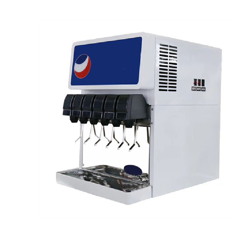 6 Bottles Automatic Commercial Freezing Soda Beverage  Vending Machine Iced Cola drink Dispenser