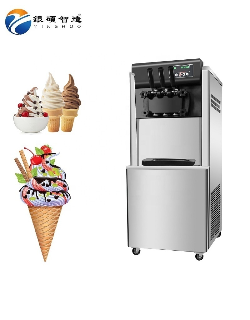 220v 50hz factory manufacturer chinese ice cream machine liquid nitrogen ice cream machine soft icecream machine