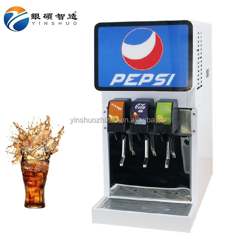 Commercial three head domestic small cold drink machine cola machine combo snack and soda machine