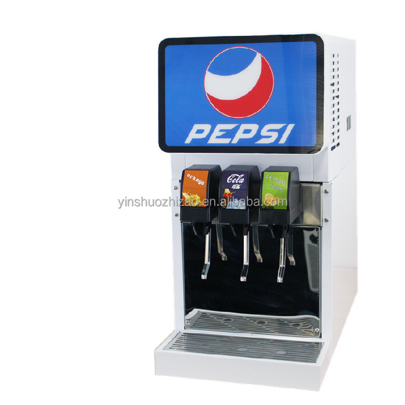 Commercial three head domestic small cold drink machine cola machine combo snack and soda machine