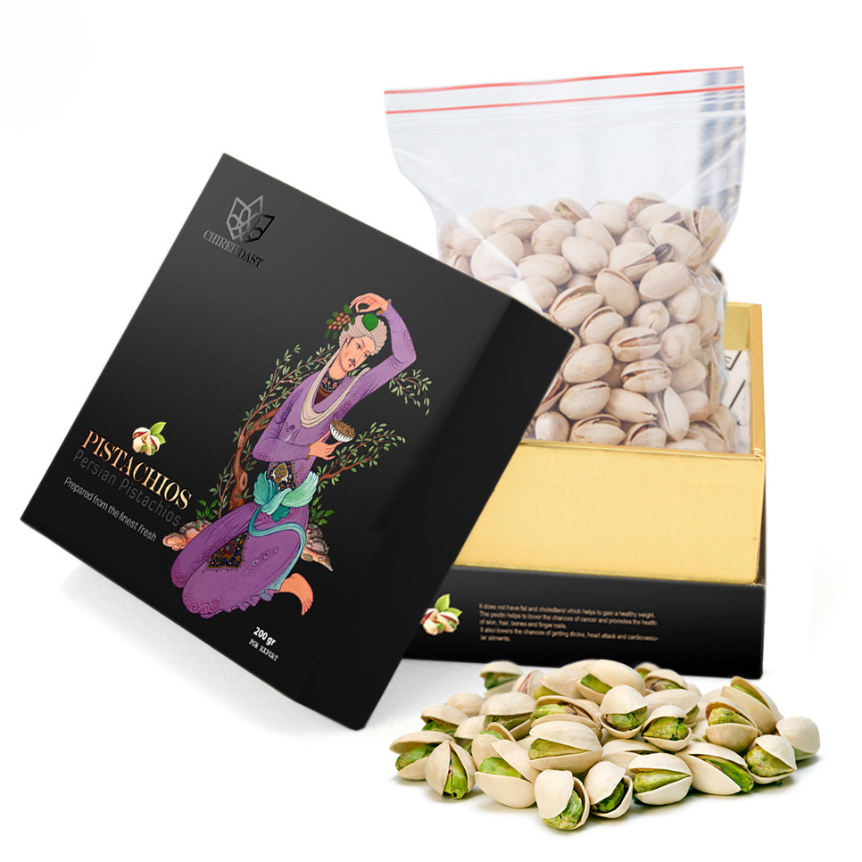 Custom Printed Cardboard Food Box Dry Fruit Nuts Empty Gift Packaging Boxes for Nuts