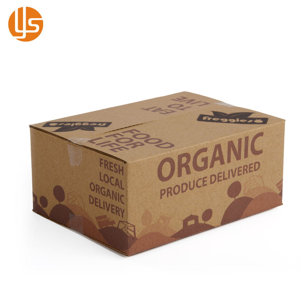 Custom logo carton carboard vegetable boxes packing mango tomato packing packaging boxes