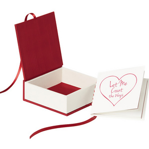 Custom printed cardboard luxury valentines valentine's day gift boxes little saint valentin box