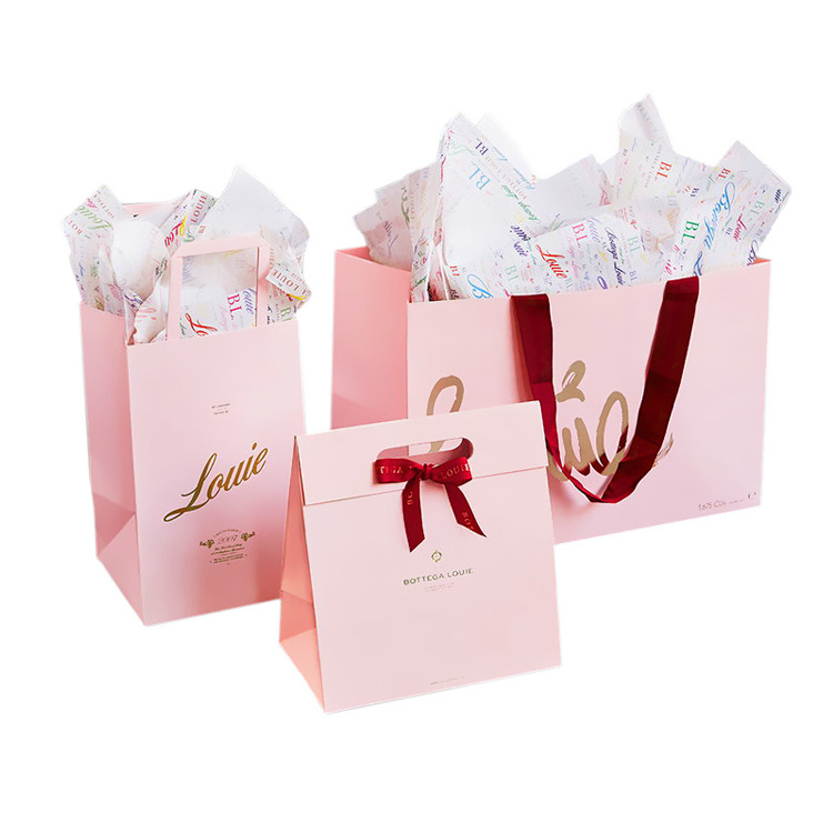 Custom print doorgift door gift bag thank you bags for boutique