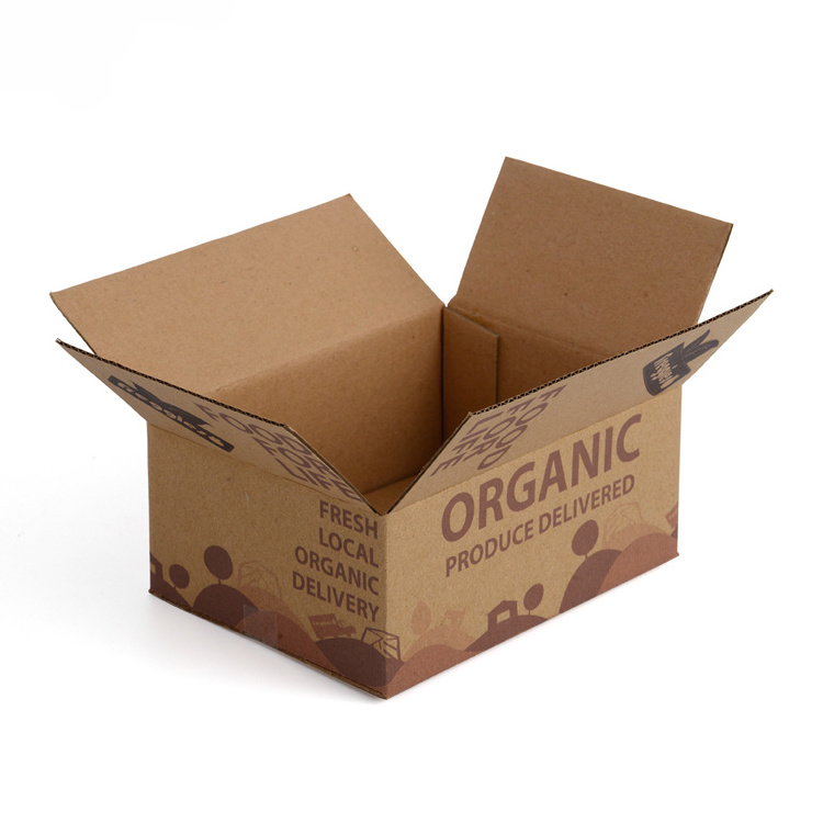 Custom logo carton carboard vegetable boxes packing mango tomato packing packaging boxes