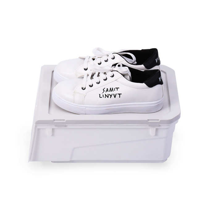 Plastic Transparent Drawer Box Storage 6pcs Flip Over Huge Shoe Boxes