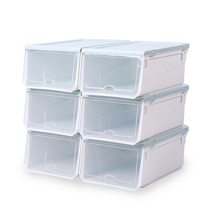 Drawer Storage Plastic Supbro Leather Sneaker Container Mini Shoe Box Shoe Box