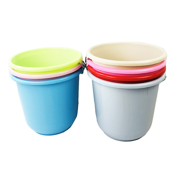 Plastic Water Bucket with Lids Household Cleaning BUCKETS Plastic PP Sustainable Transparent Plastic Clear Bucket with Handle