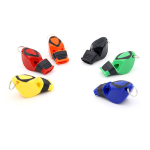 MAICCA  Pro Sports Soccer Referee ABS Referee Whistle with rope suction card packing Outdoor survival whistle