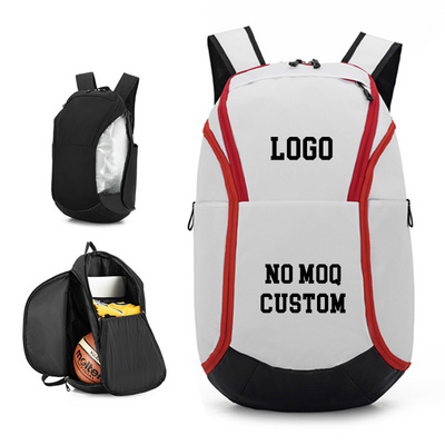 Custom Logo Basketball Backpacks Waterproof nylon Casual Sport Travel Gym Basketball Youth Football Team Soccer bags Backpack