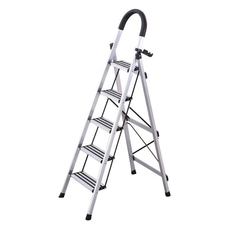 2023 Safety Construction Ladder Aluminum Alloy Household Aluminium Ladder Aluminum Foldable Home Use Step Ladders